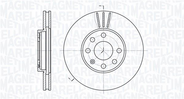 MAGNETI MARELLI Jarrulevy 361302040212